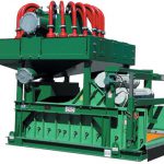 dewatering machine for water and fine solids separation