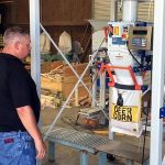 grain feed and seed bagger - 50 lb bagging machine