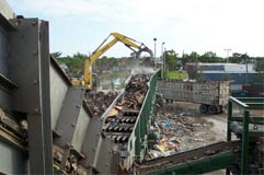 vibrating screen for construction demolition waste recycling