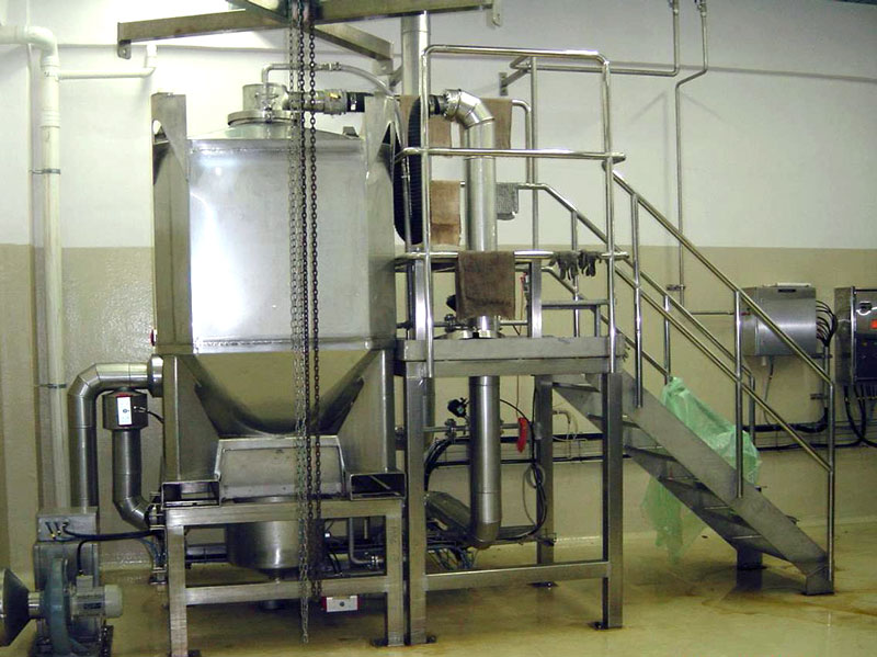 ibc container washing and drying system