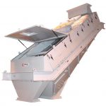 dry screening equipment with a single screening deck