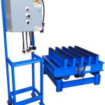 portable grid deck table with controls