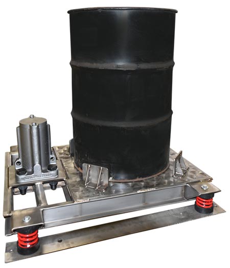Compaction Table for Vibrating 55 Gallon or 30 Gallon Drums
