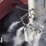 dust suppression and control for ship loading system