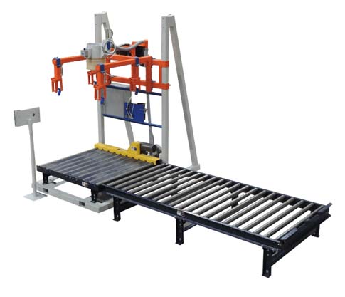 model 520 bulk bag filling machine with roller conveyor 2