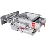 drawer in housing magnet removes fine metal particles