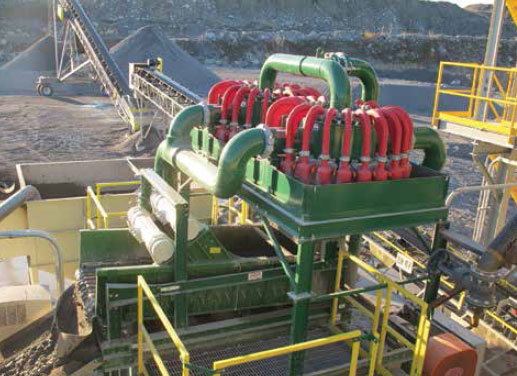 clean aggregate and sand processing wastewater