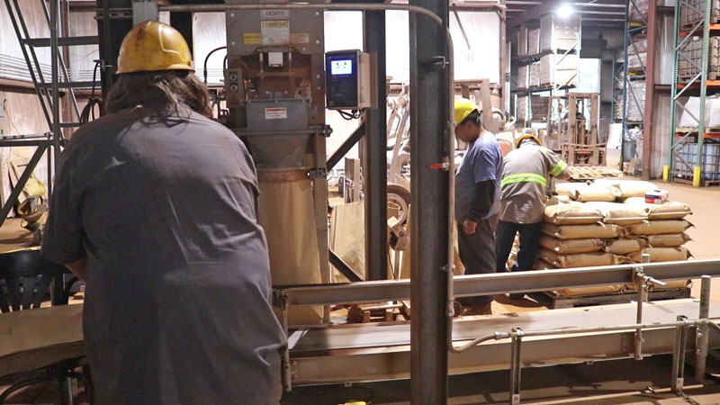 Limestone and Pigment Powder Bag Filling System 5-50 lb Bags