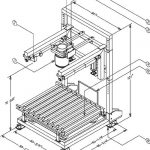 bulk bag filler with vibratory grid deck drawing