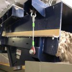 large vibratory feeder for hot sand and aggregate