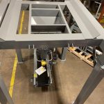 pro box bin stand with mechanical bagging machine