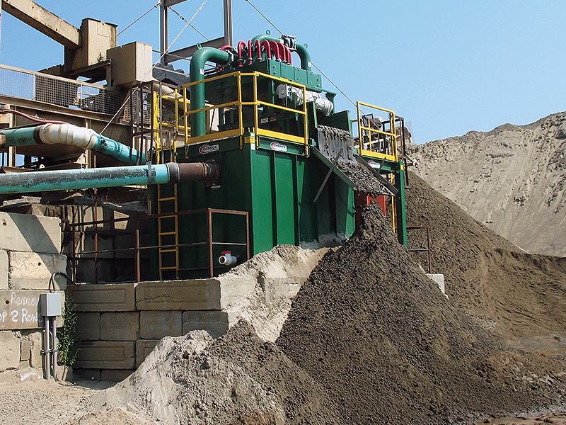 fines recovery system for aggregate and sand processing