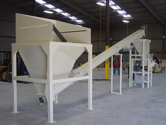 bulk bag to valve bag system