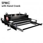 suspended permanent magnet - manual cleaning with hand crank