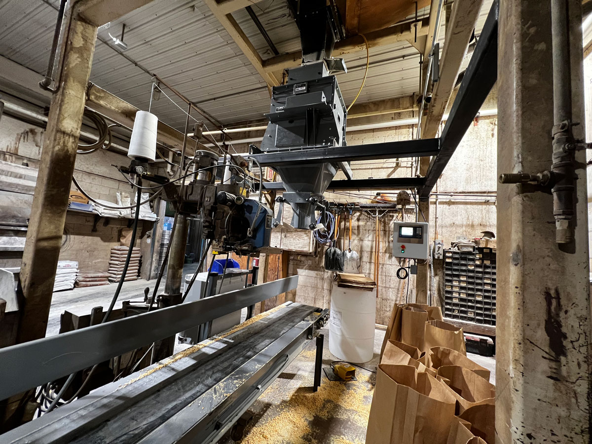 high speed bagging machine added to feed co op in iowa