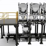 ibc conveyor in an ibc bulk handling system