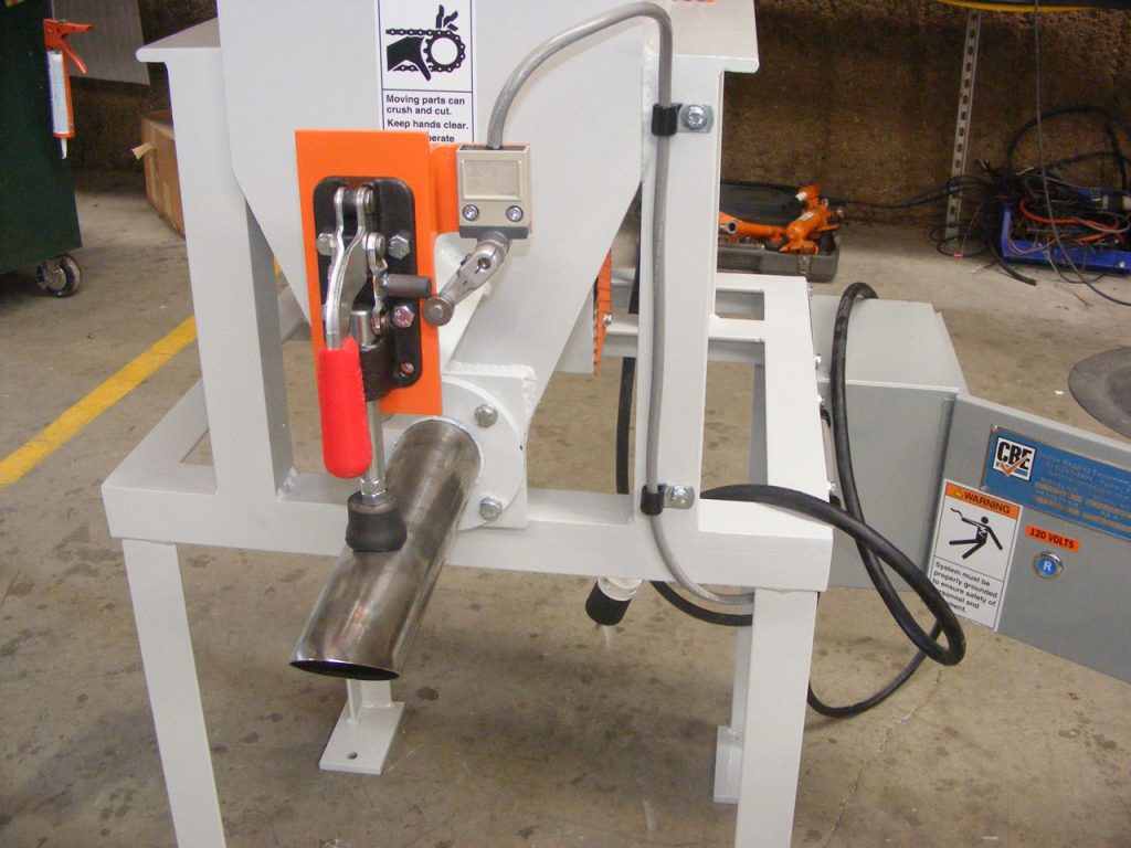 re-bagger model 250 auger style valve bagging machine