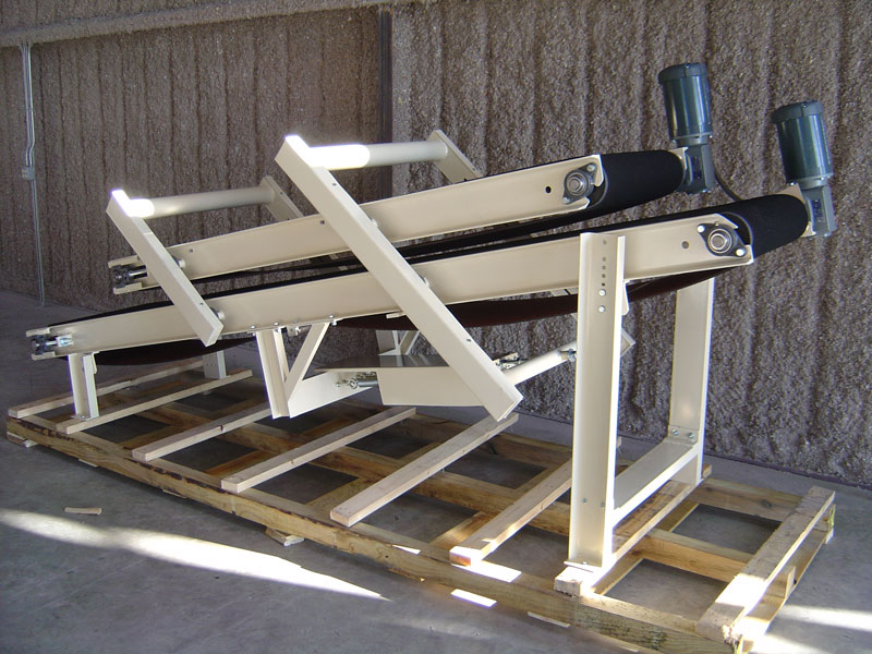 bag flattener conveyor