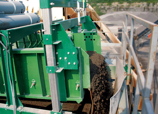 high capacity dewatering screen