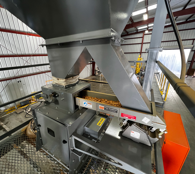 net weigh bagging scale with vibrating feeder for dribble flow