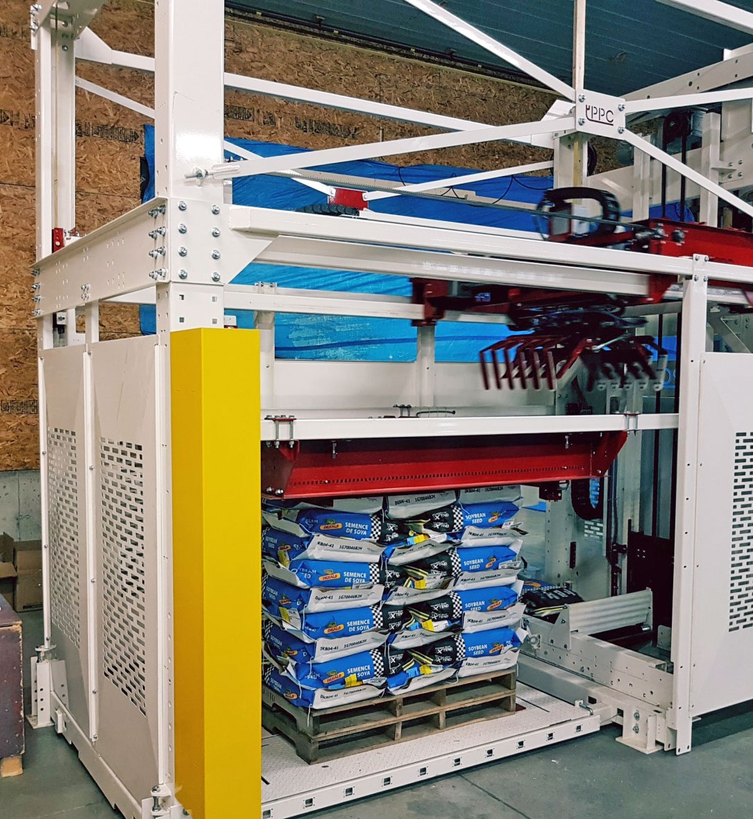 automatic entry level gantry palletizer system