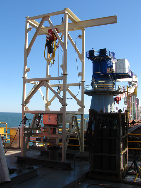 Side View of Bulk Bag Unloader Side View of Bulk Bag Unloader