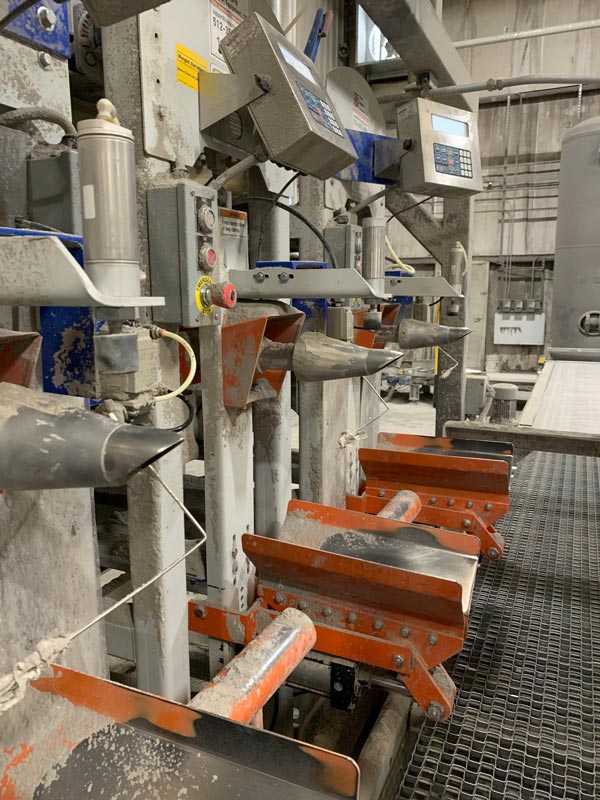 impeller packer valve bagging machines