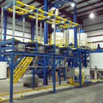 bulk bag dispenser stations batch blending system