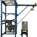 big bag unloader with screw conveyor and portable controls